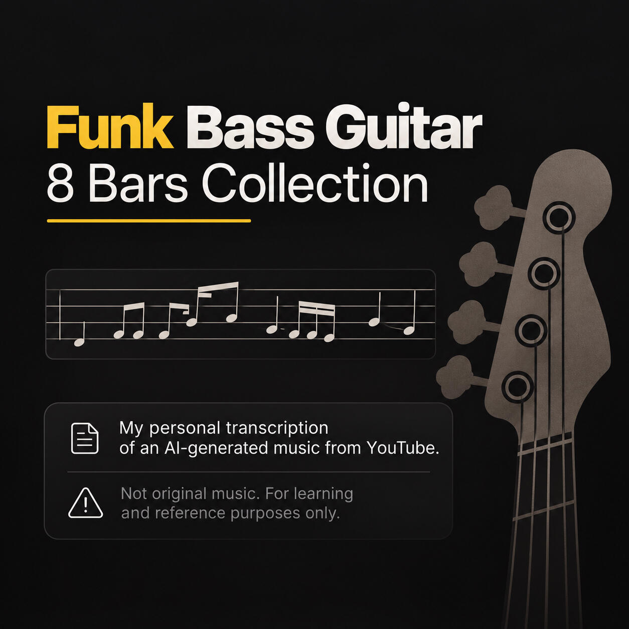 Funk Bass * Bars Collection I