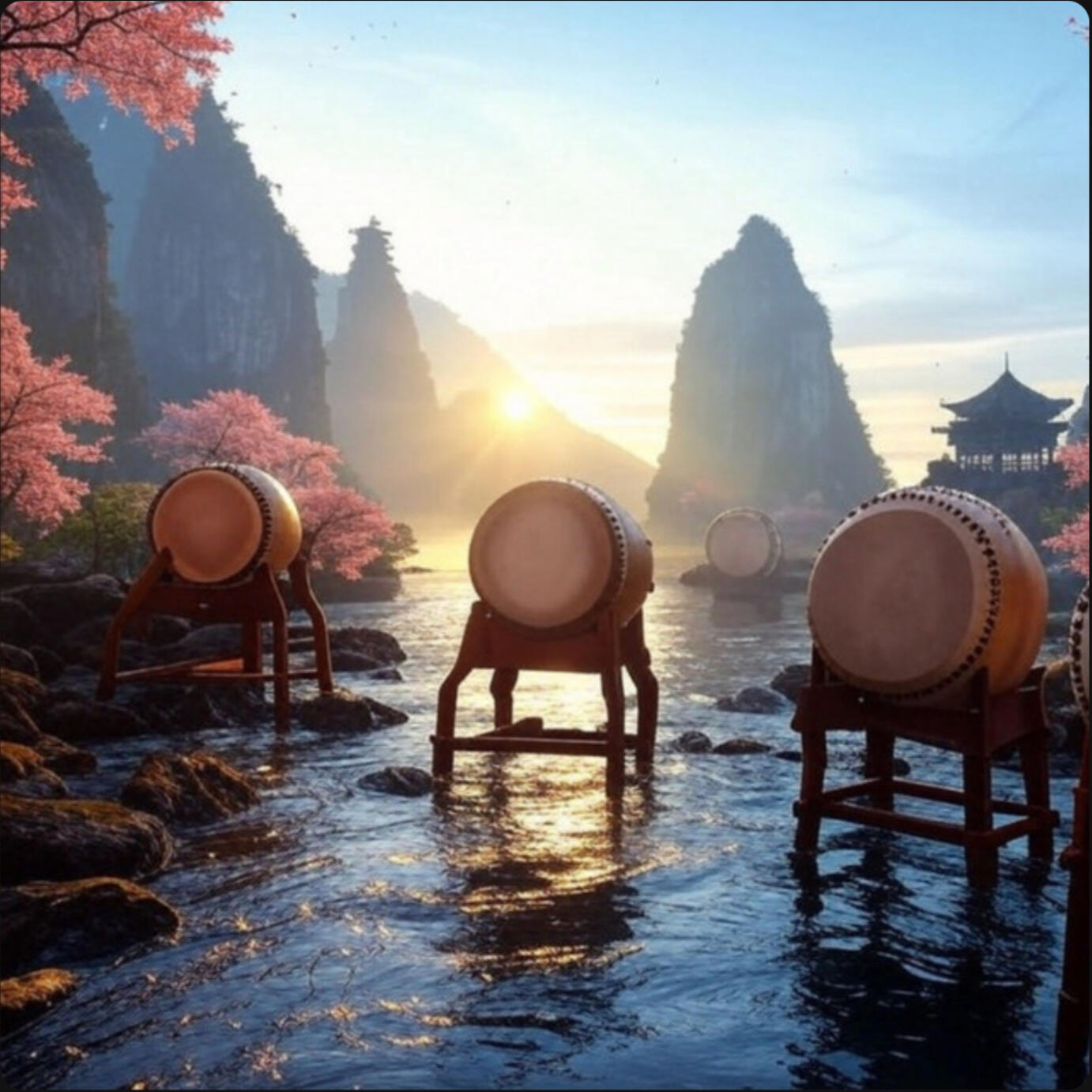 桃源鼓鸣