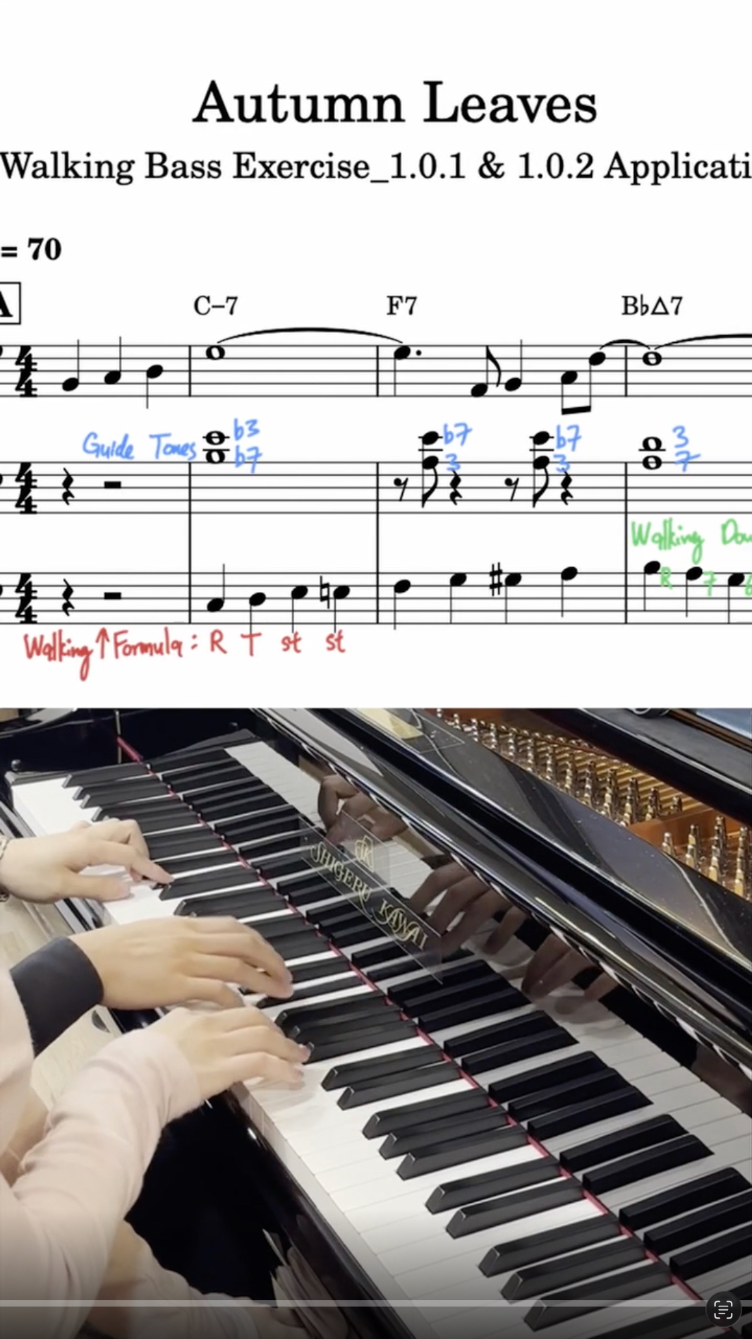 Autumn Leaves In G Minor