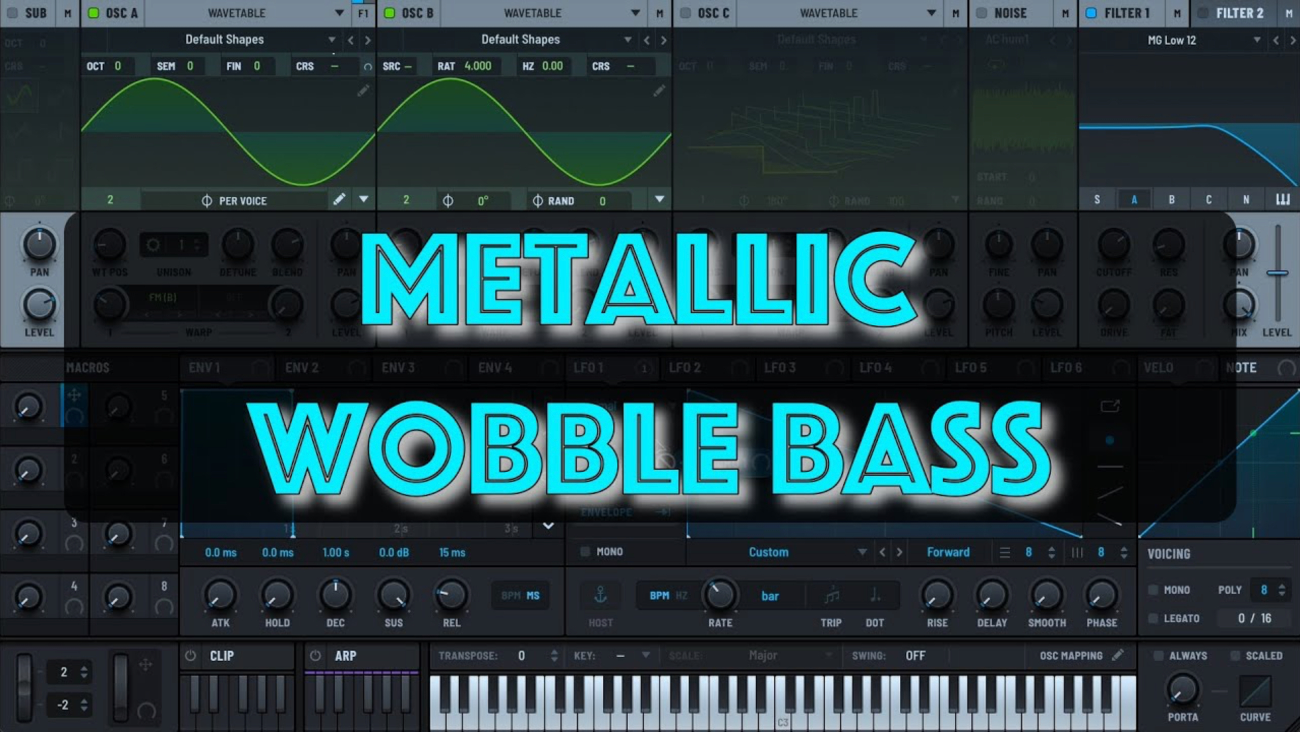Metallic Wobble Bass